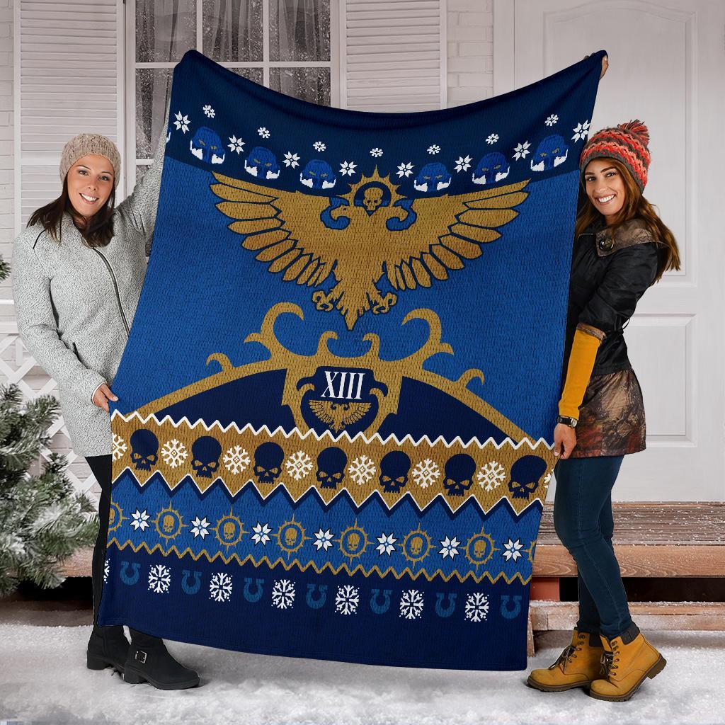 Eagle Sign Ugly Christmas Custom Blanket Home Decor