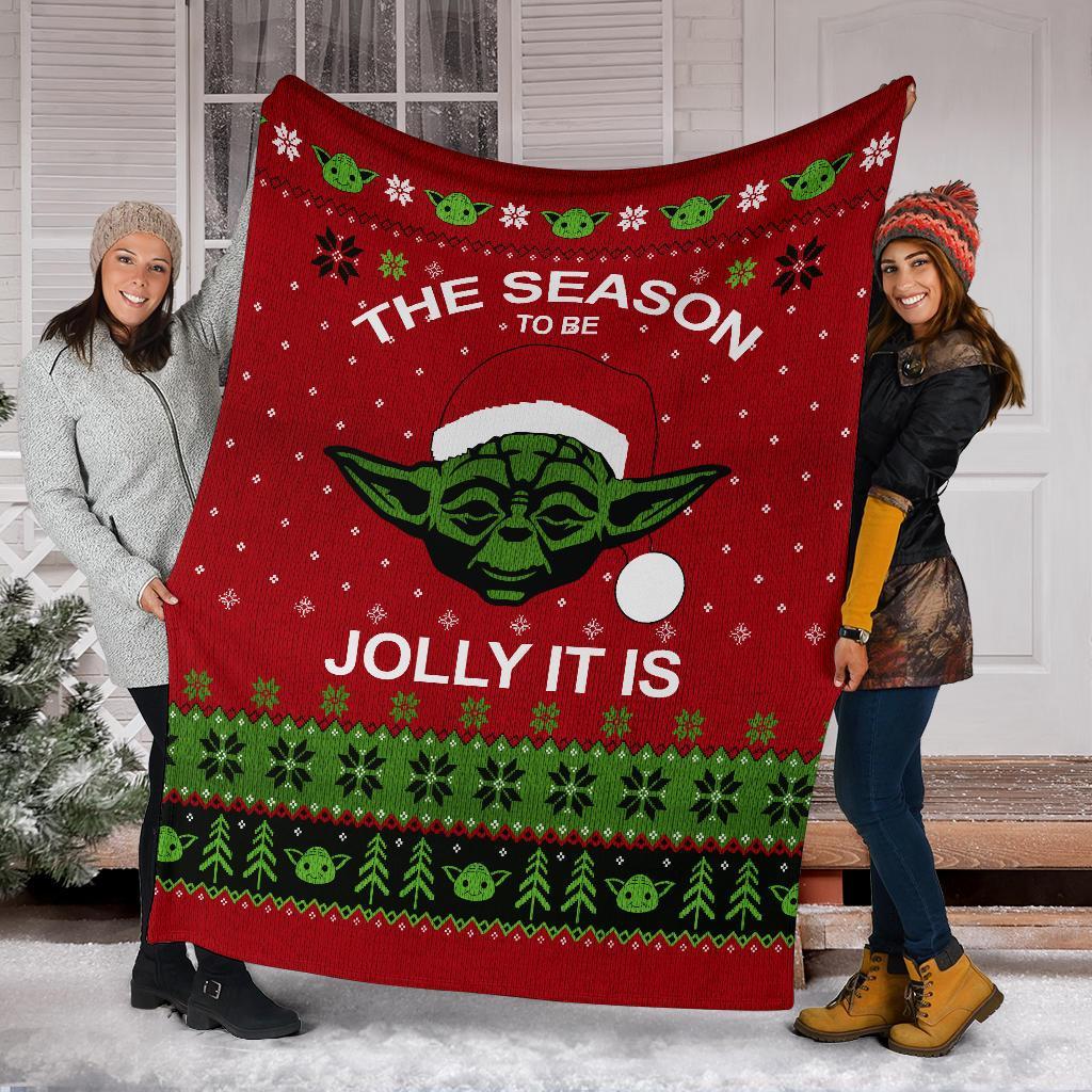 Star Wars The Season To Be Jolly It Is Ugly Christmas Custom Blanket Home Decor