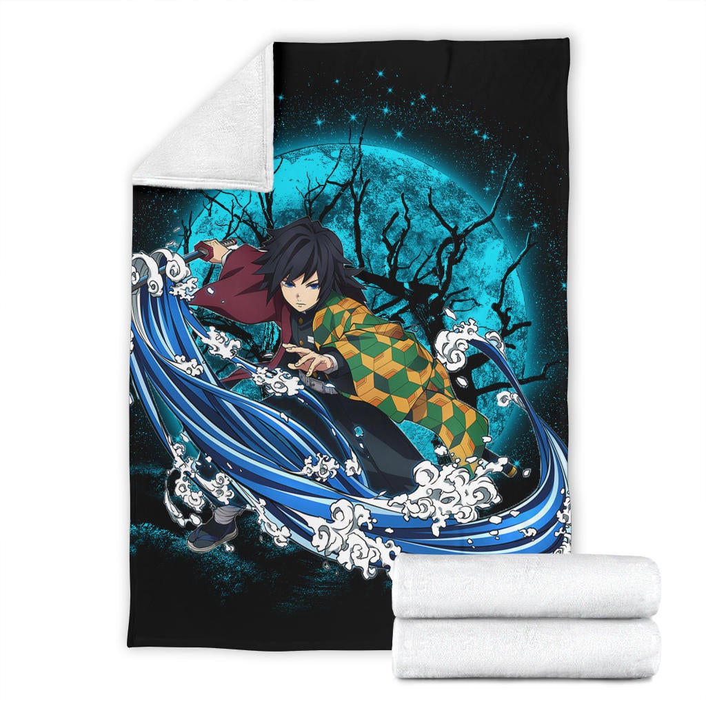 Tomioka Giyuu Demon Slayer Moonlight Premium Blanket
