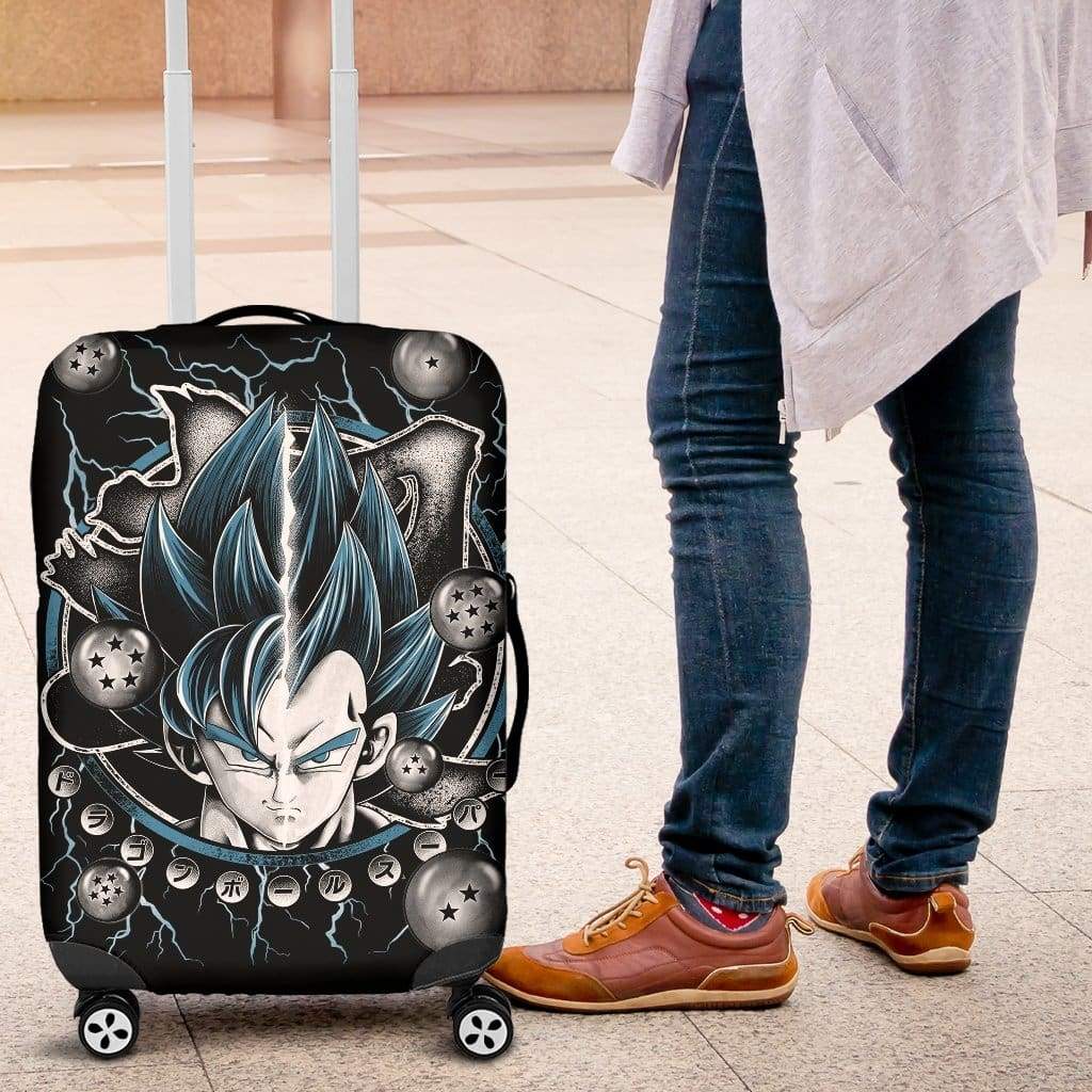 Goku Vegeta Blue 2022 Luggage Cover Suitcase Protector