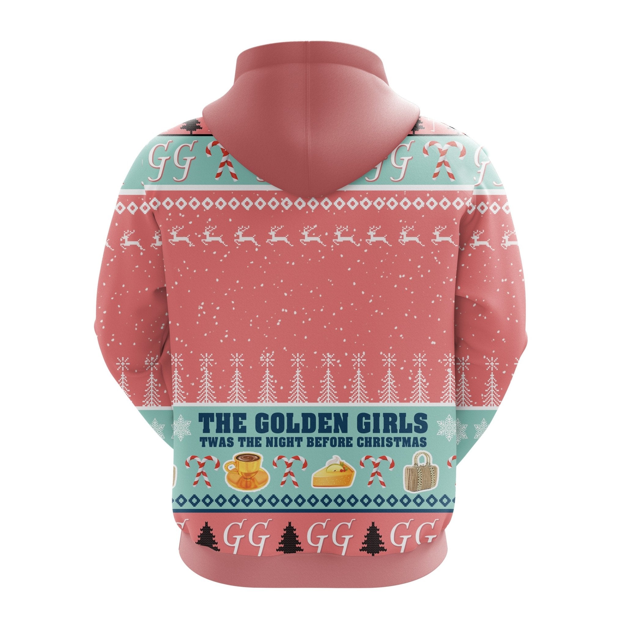 Golden Girls Pink Christmas Cute Noel Mc Ugly Hoodie Amazing Gift Idea Thanksgiving Gift