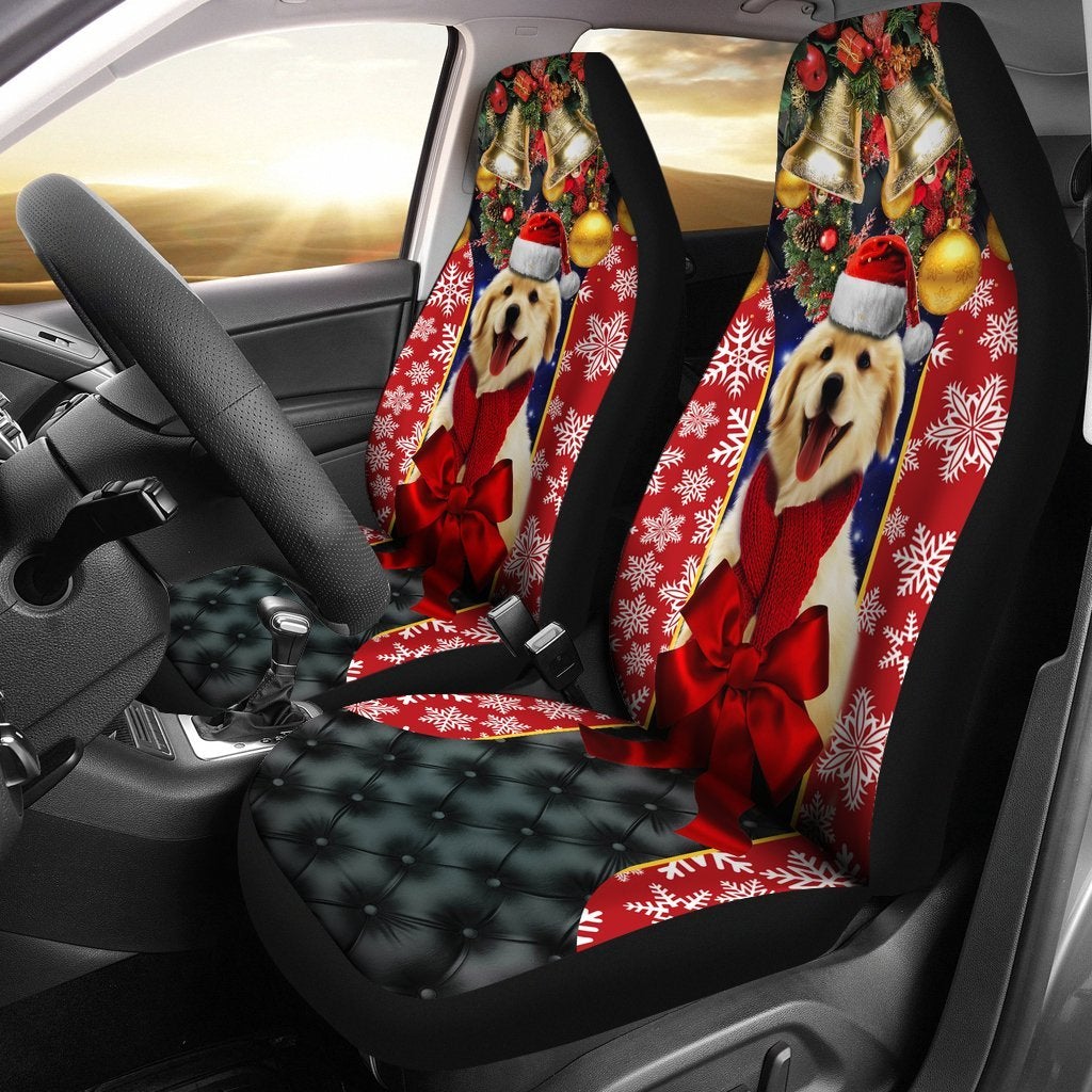 Golden Retriever Beagle Puppy Premium Custom Car Premium Custom Car Seat Covers Decor Protectors Decor Protector