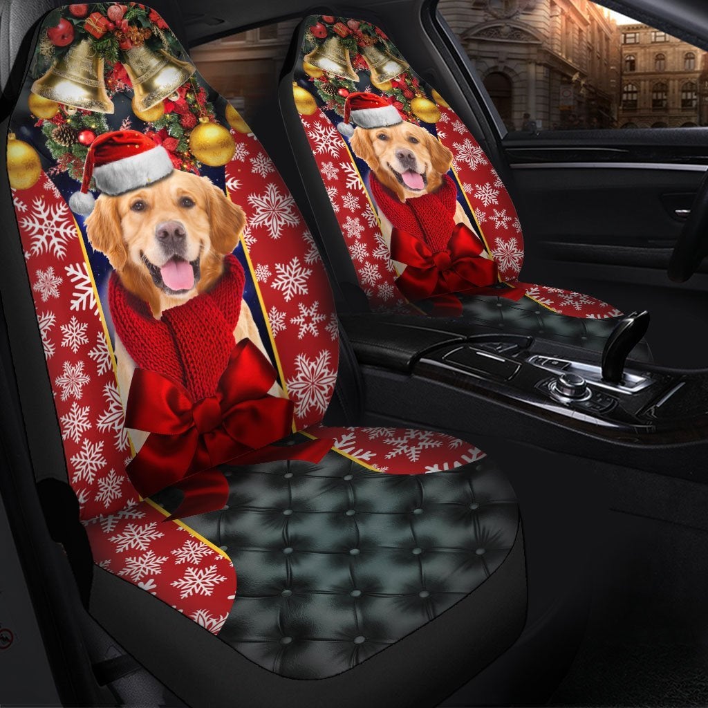 Golden Retriever Puppy Premium Custom Car Premium Custom Car Seat Covers Decor Protectors Decor Protector