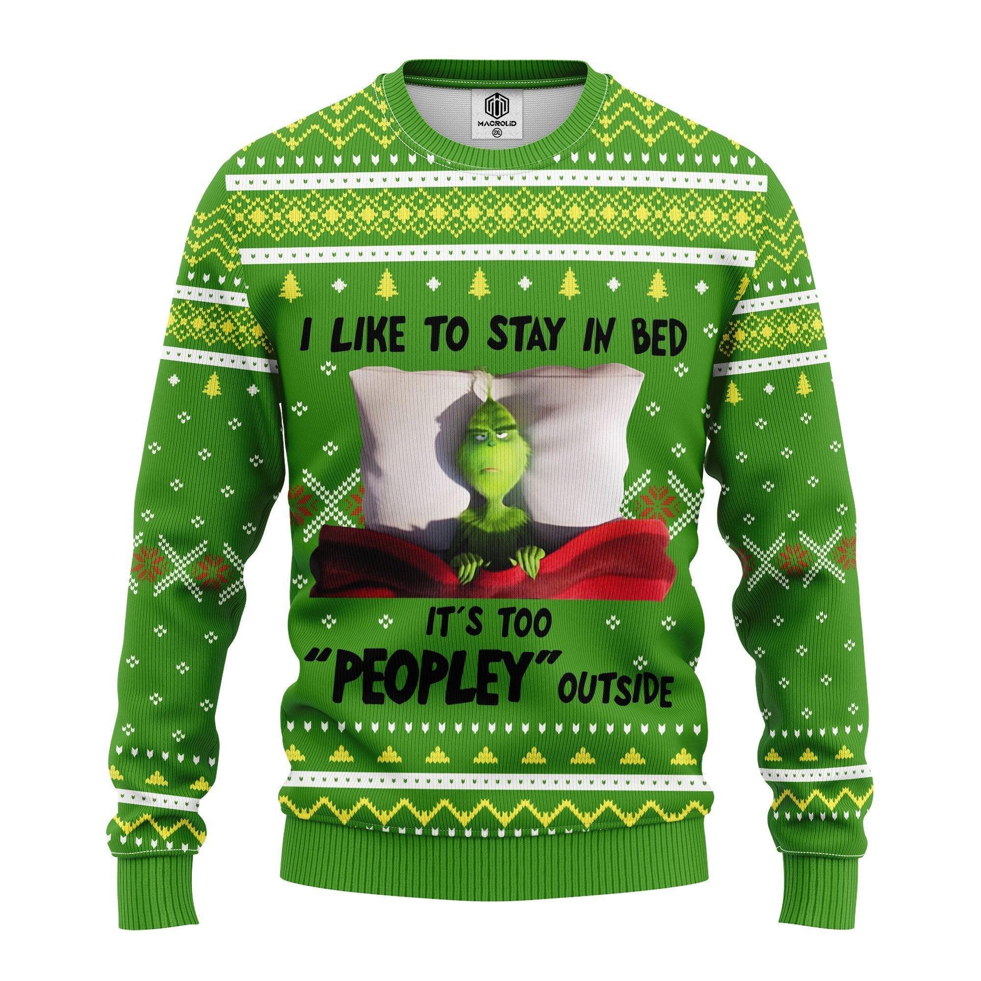 Grinch Sleep Ugly Christmas Sweater Amazing Gift Idea Thanksgiving Gift