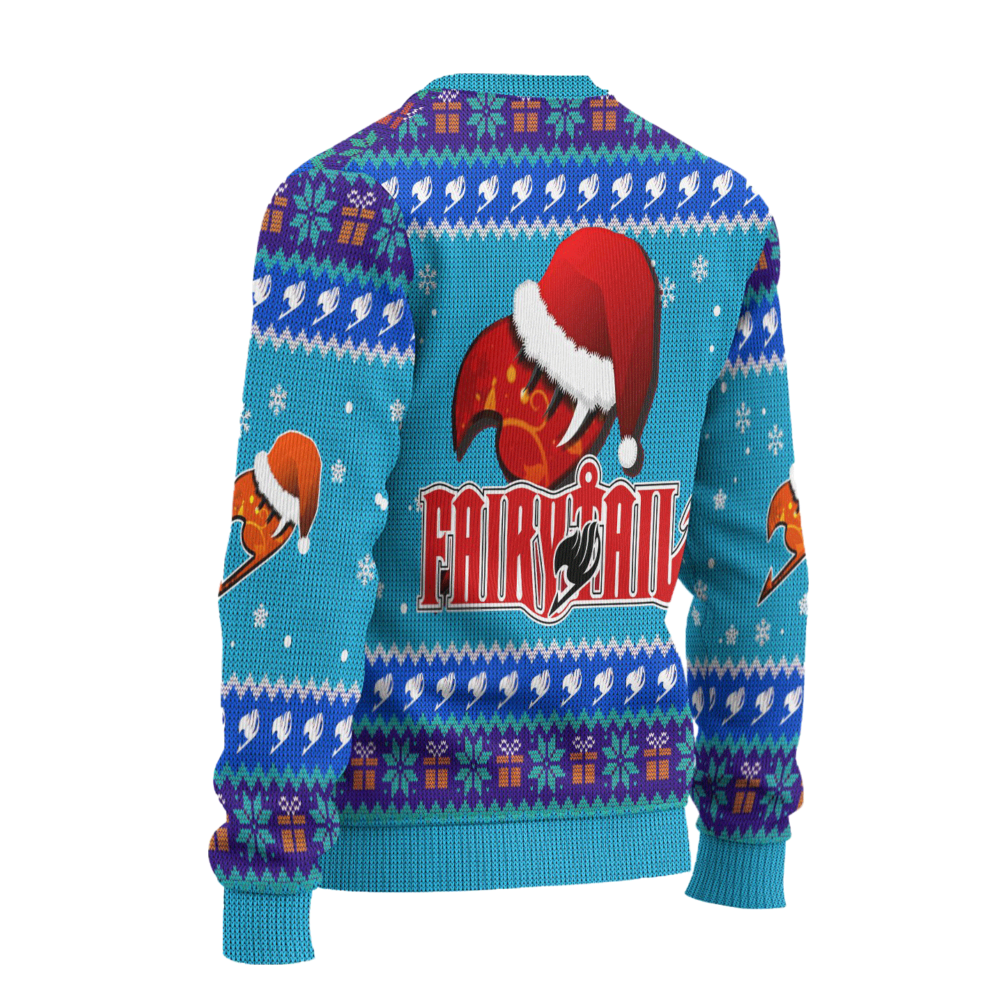 Happy Anime Ugly Christmas Sweater Custom Fairy Tail Xmas Gift