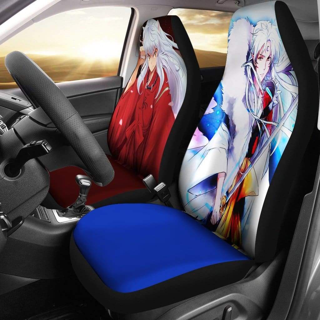 Inuyasha Sesshomaru Car Premium Custom Car Seat Covers Decor Protectors