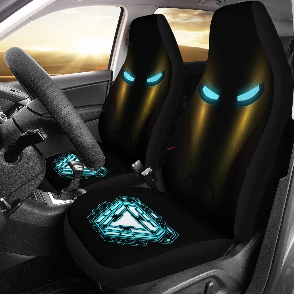 Iron Man Mark 50 Premium Custom Car Seat Covers Decor Protector