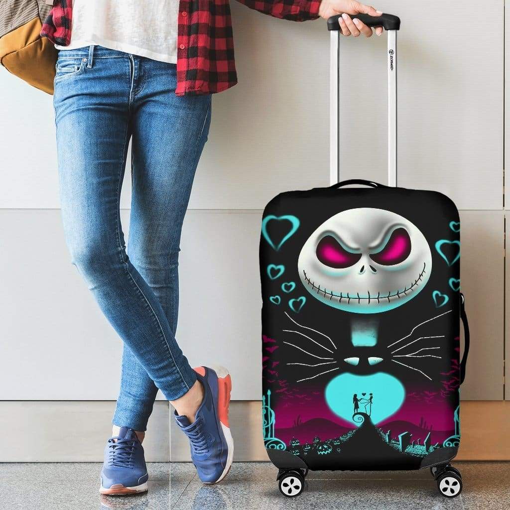 Jack Skellington Nightmare Before Christmas Luggage Cover Suitcase Protector