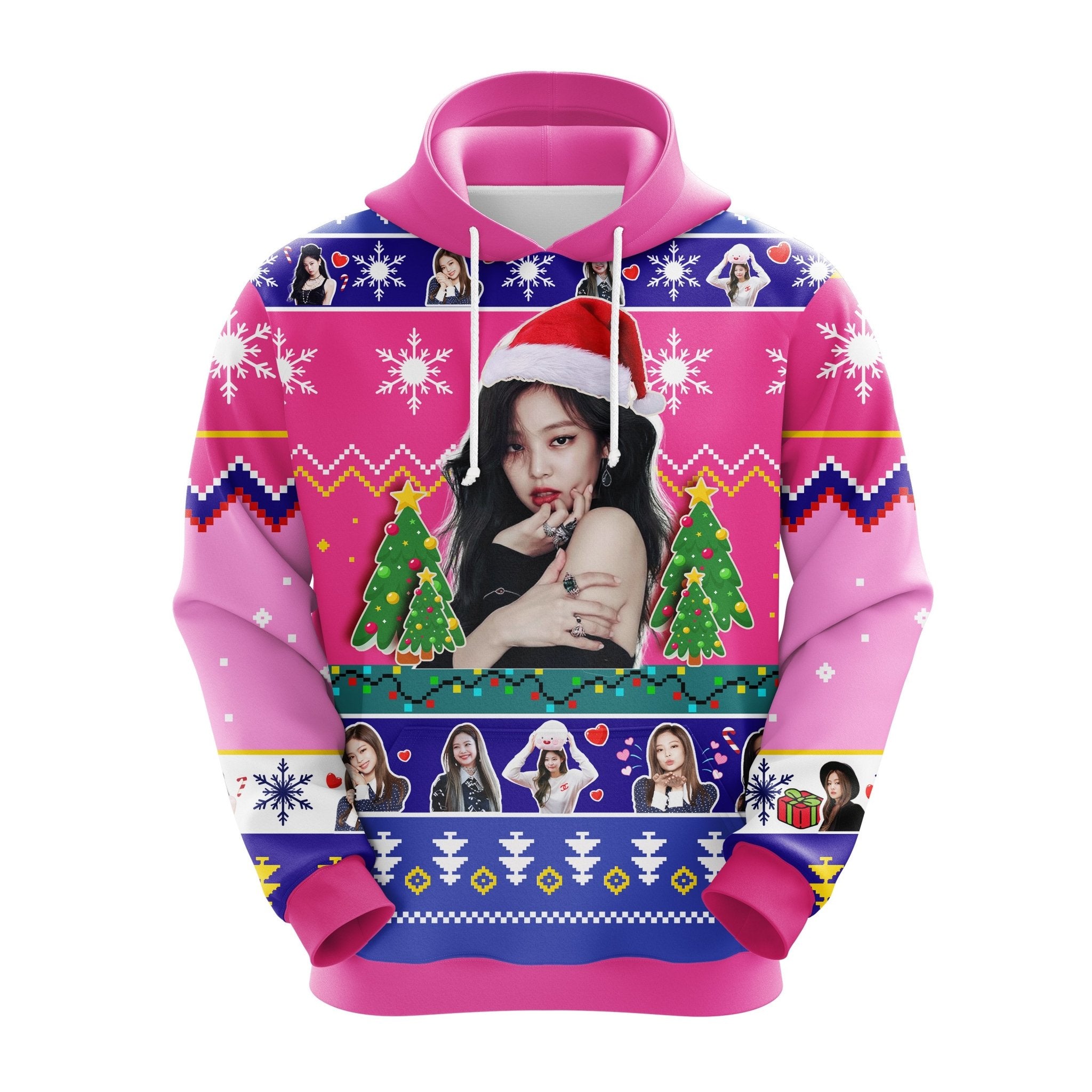 Jenny Blackpink Christmas Cute Noel Mc Ugly Hoodie Amazing Gift Idea Thanksgiving Gift