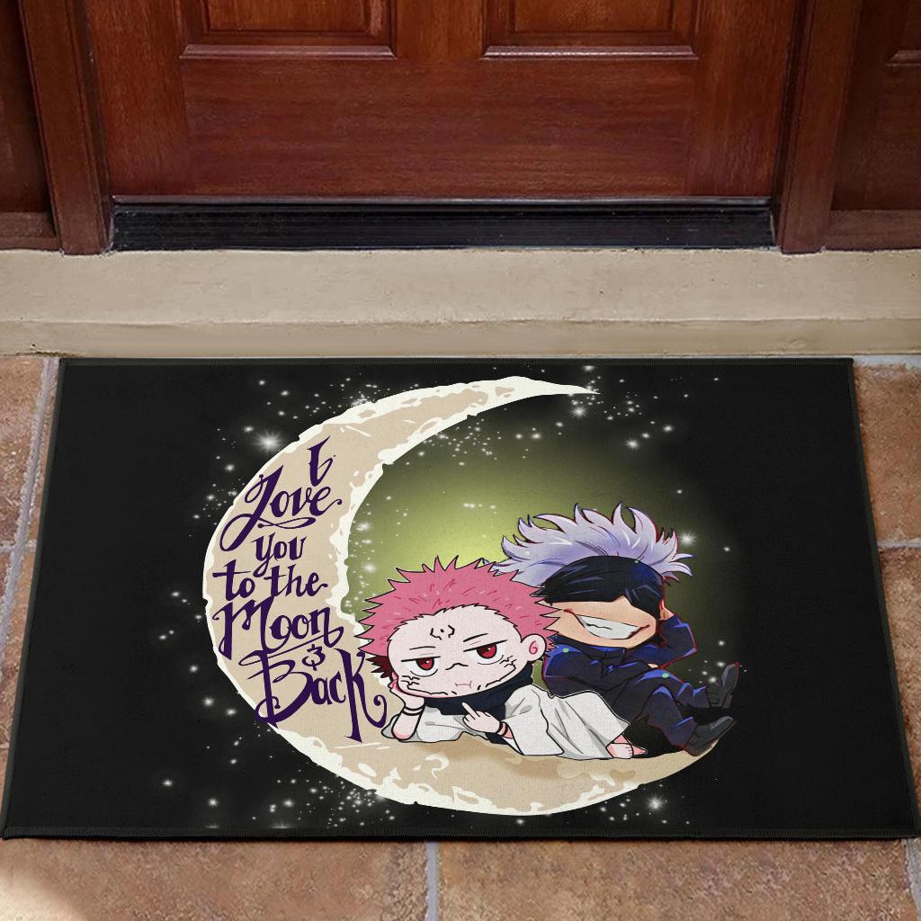 Jujutsu Kaisen Gojo Sukuna Chibi Anime Door Mats