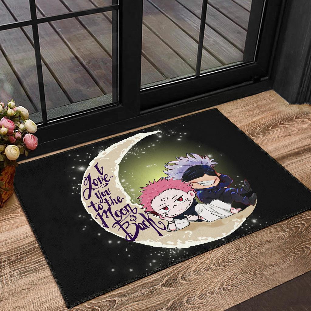 Jujutsu Kaisen Gojo Sukuna Chibi Anime Door Mats