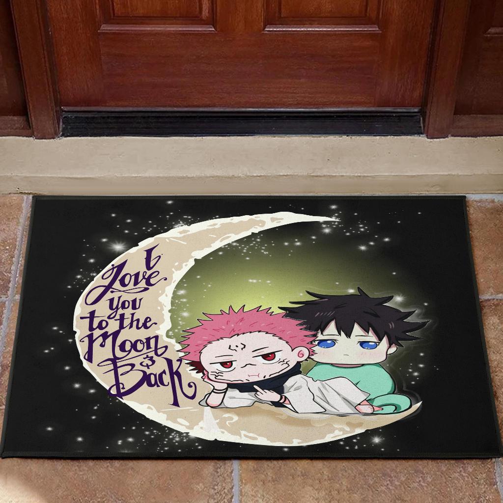 Jujutsu Kaisen Megumi Sukuna Chibi Cute Anime Door Mats