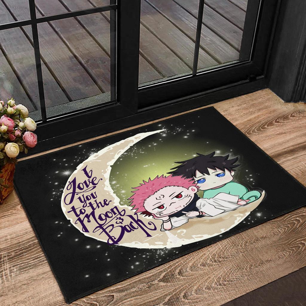 Jujutsu Kaisen Megumi Sukuna Chibi Cute Anime Door Mats