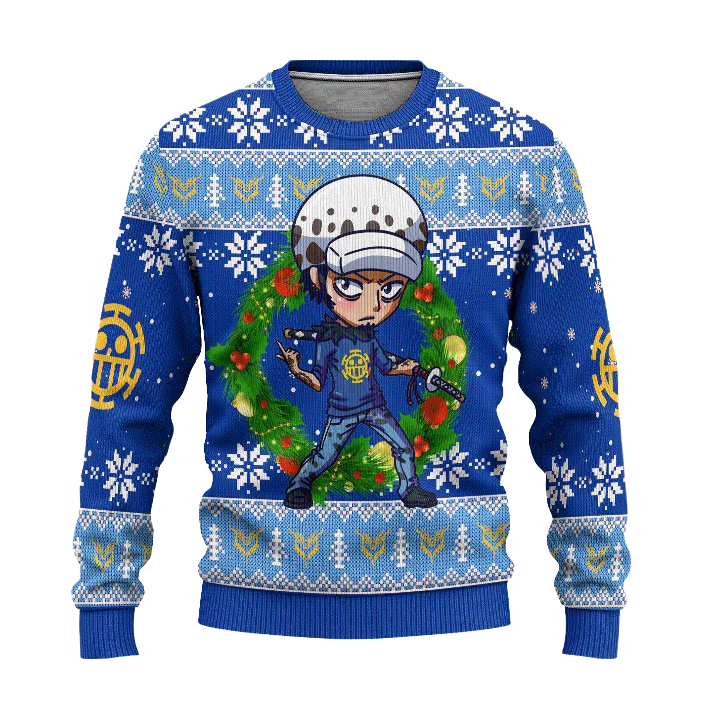 Law One Piece Anime Ugly Christmas Sweater Xmas Gift