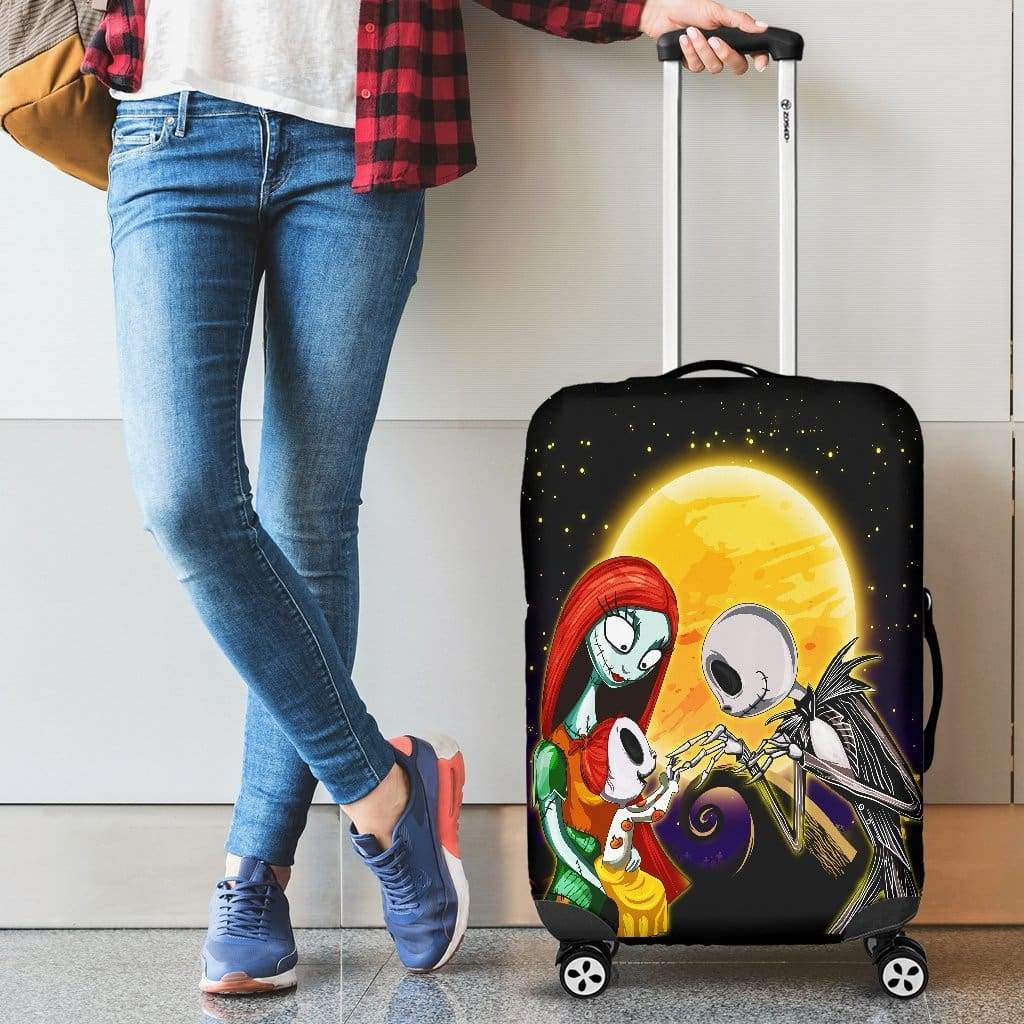Nightmare Before Christmas Family Luggage Cover Suitcase Protector