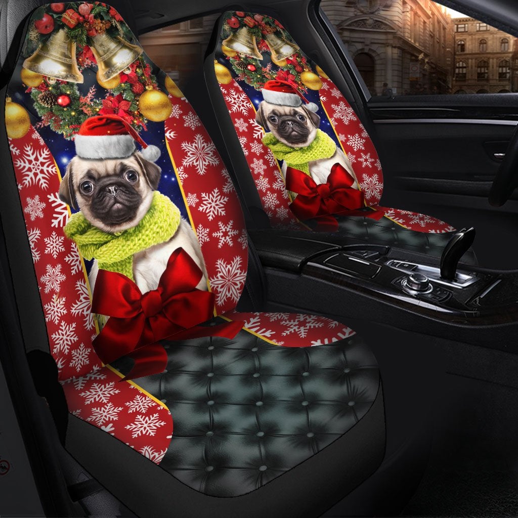 Puppy Pug English Mastiff Premium Custom Car Premium Custom Car Seat Covers Decor Protectors Decor Protector