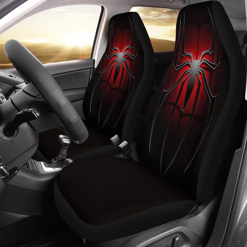 Spider Man Car Premium Custom Car Seat Covers Decor Protectors 1