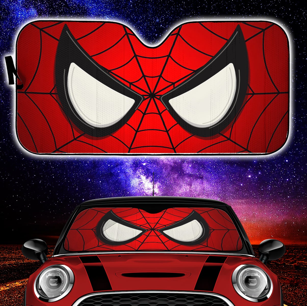 Spiderman Eyes Car Auto Sunshades