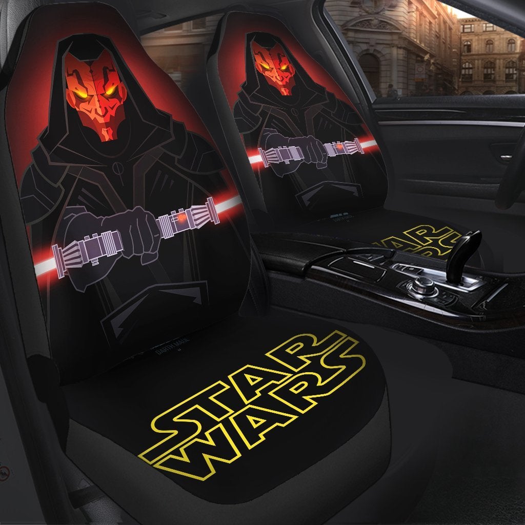 Star Wars Darth Maul Premium Custom Car Seat Covers Decor Protectors