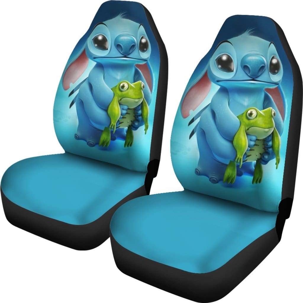 Stitch Car Premium Custom Car Seat Covers Decor Protectors 2