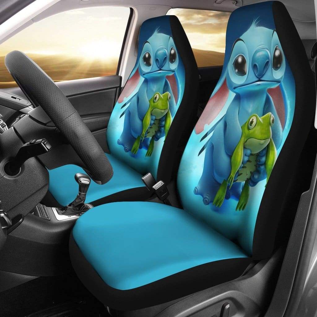 Stitch Car Premium Custom Car Seat Covers Decor Protectors 2