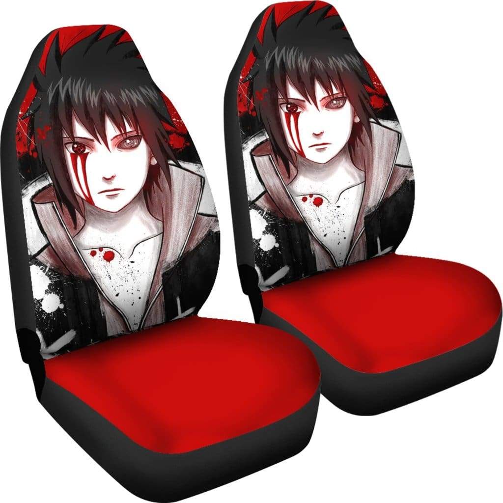 Uchiha Sasuke Car Premium Custom Car Seat Covers Decor Protectors