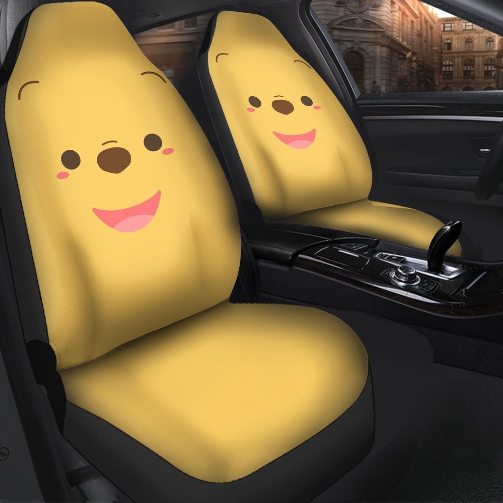 Winnie The Pooh Premium Custom Car Seat Covers Decor Protectors