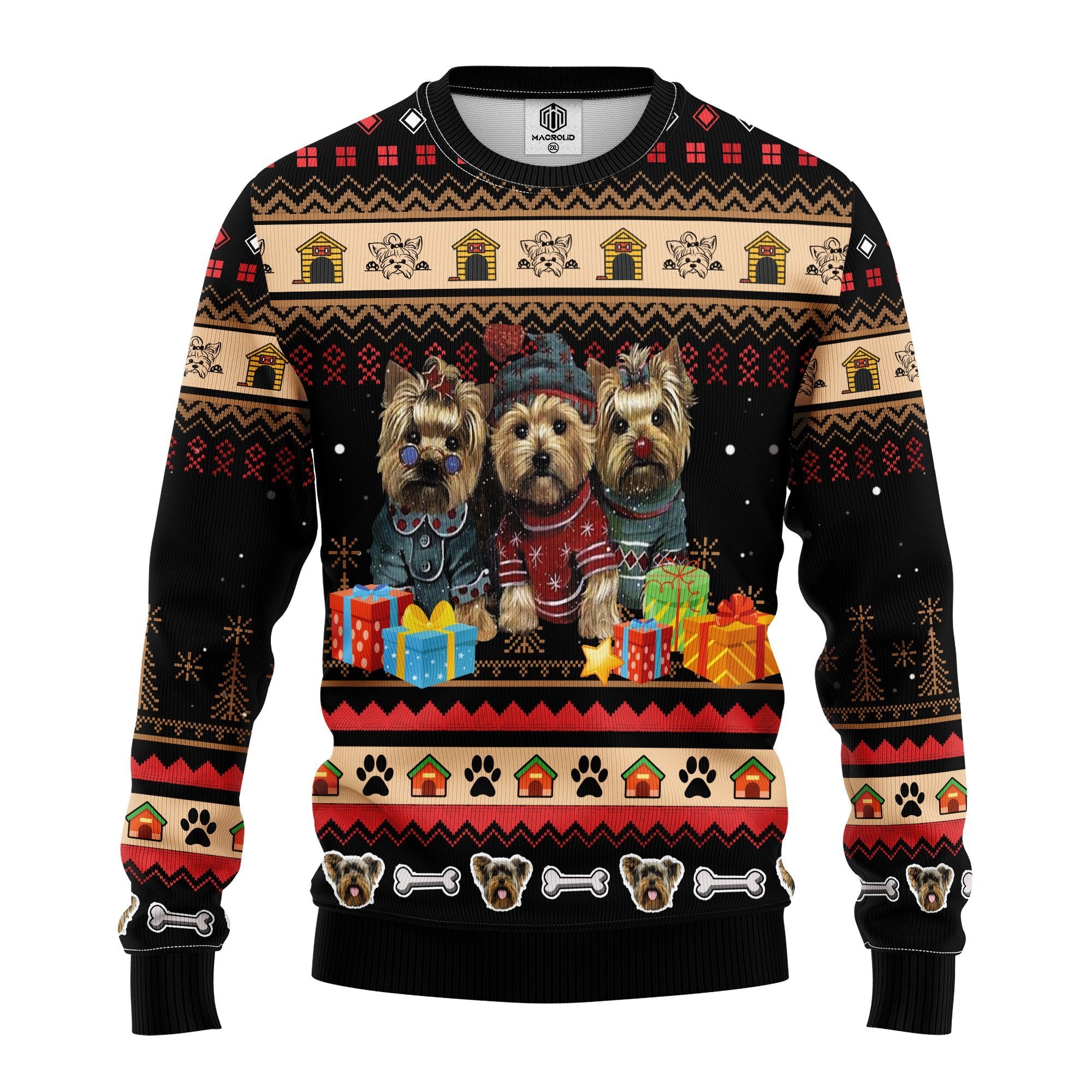 Yorkshire Ugly Christmas Sweater Amazing Gift Idea Thanksgiving Gift