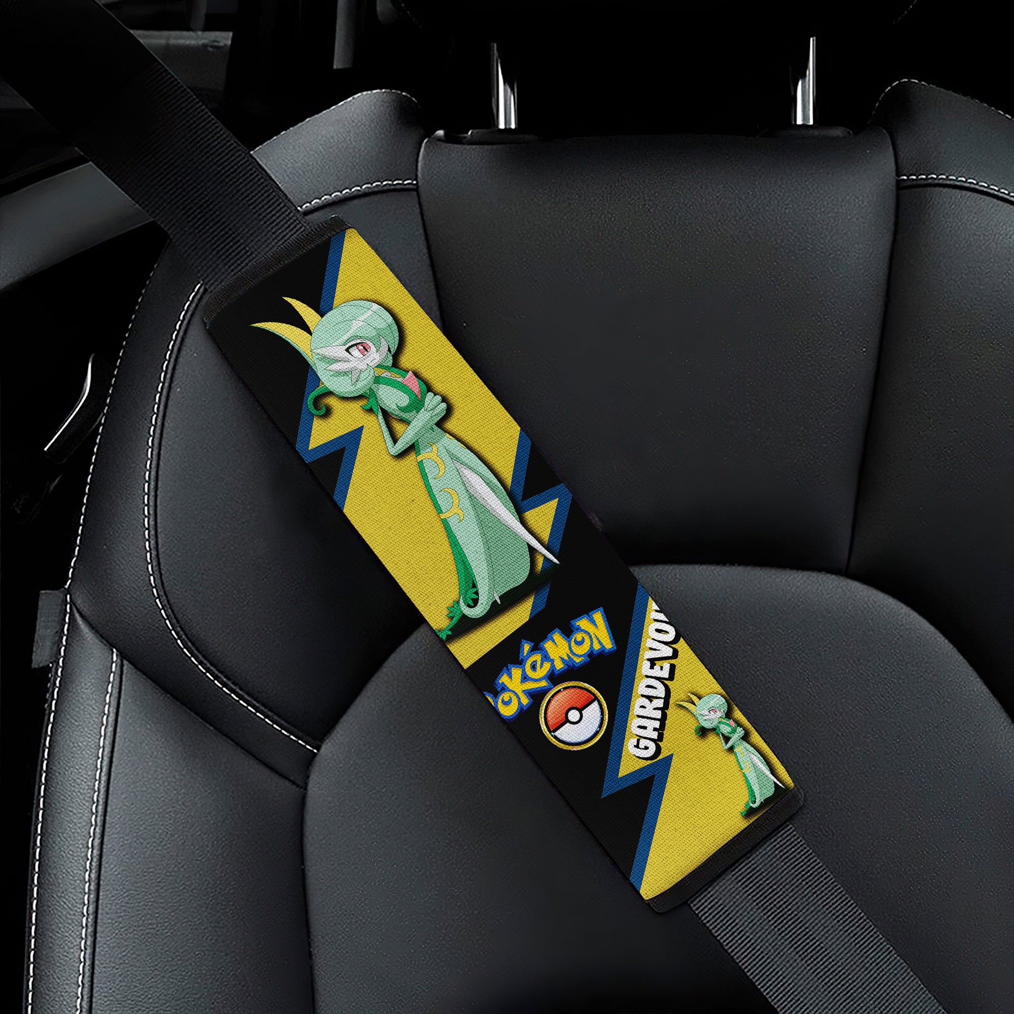 Gardevoir car seat belt covers Anime Pokemon Custom Car Accessories
