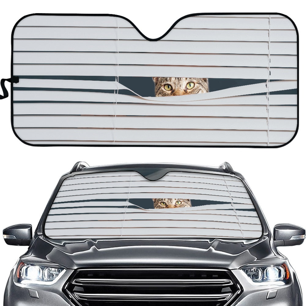 Custom Cat Windows Car Auto Sunshades