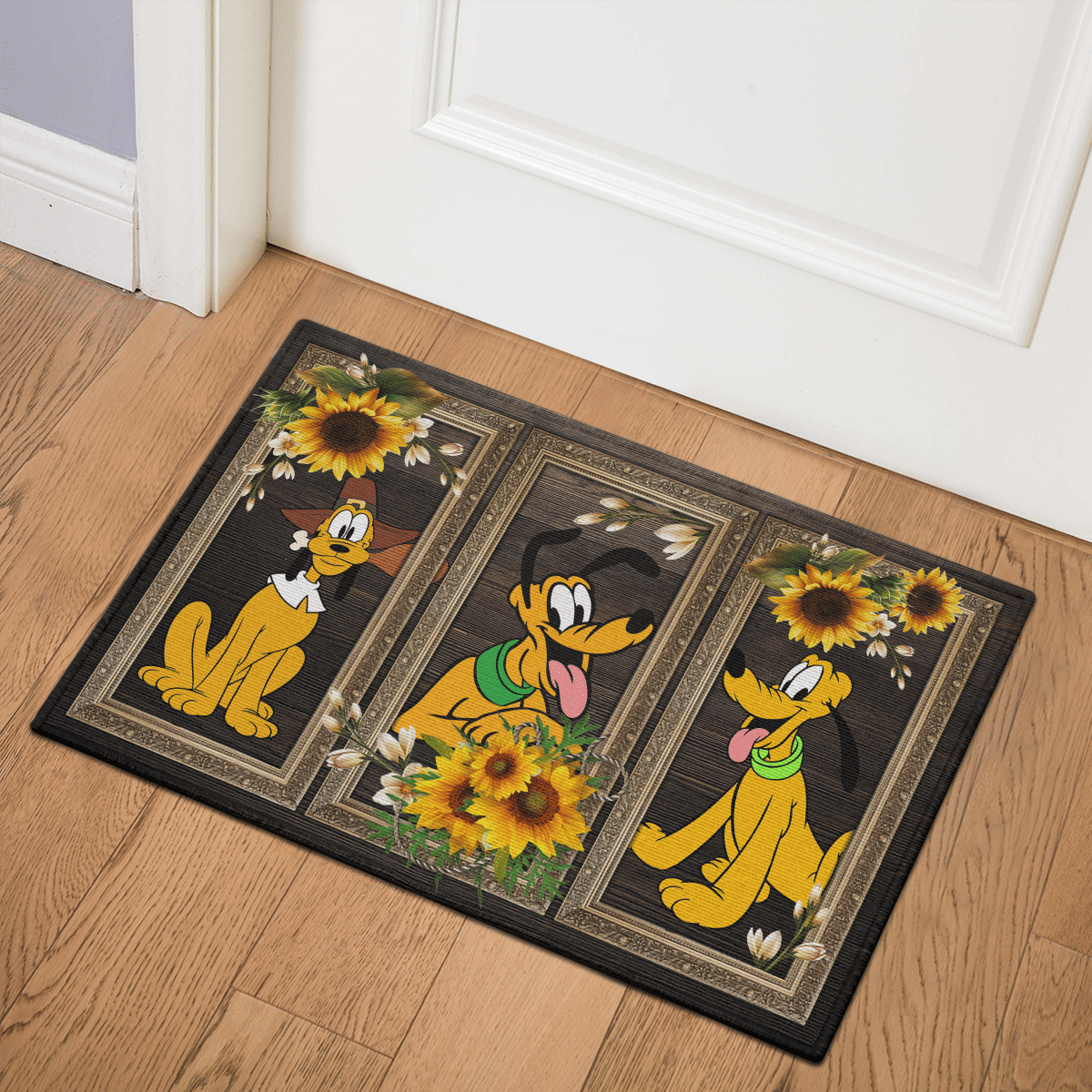 Pluto Sunflower Door Mats Home Decor