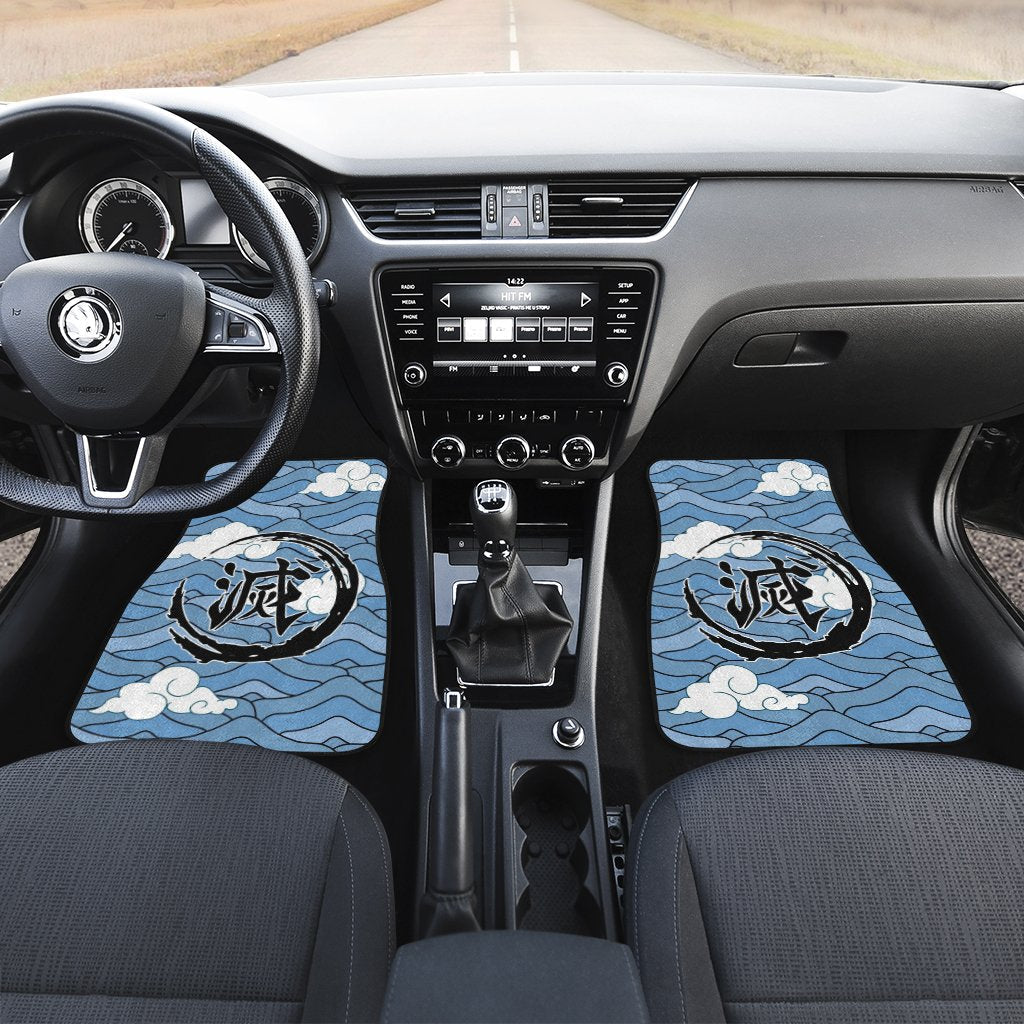 Demon Slayers Car Floor Mats Sakonji Urokodaki Kimetsu no Yaiba Car Accessories