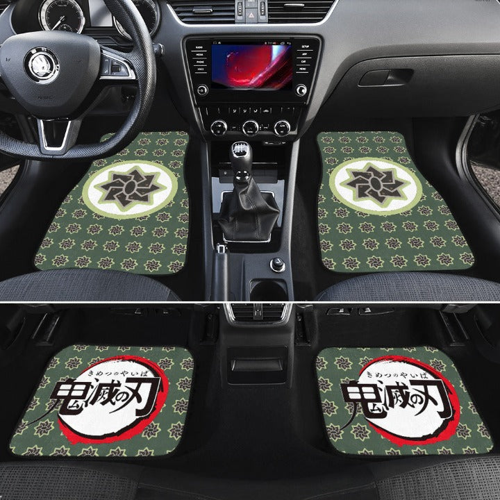 Sanemi Demon Slayers Car Floor Mats Anime Car Accessories