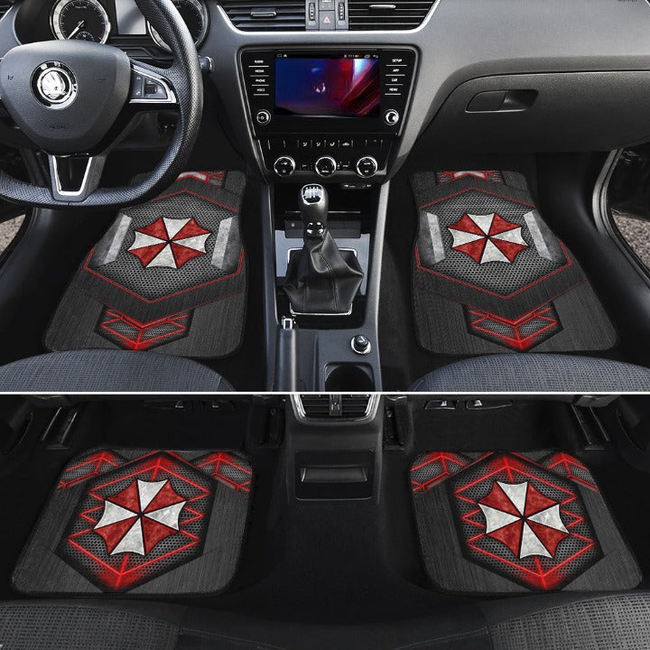 Resident Evil Car Floor Mats Umbrella Corps Custom Car Accessories