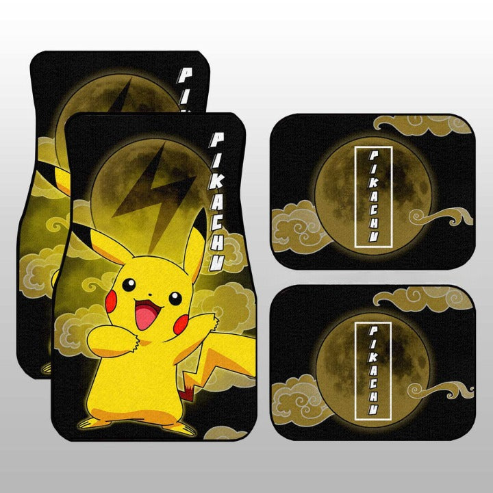 Pikachu Car Floor Mats Custom Pokemon Anime Car Accessories