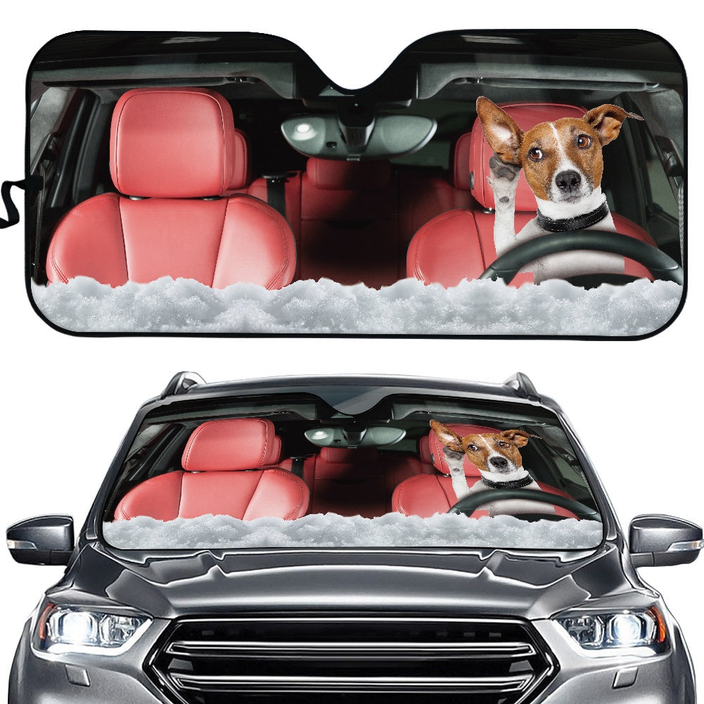 Snow Dog Car Auto Sunshades