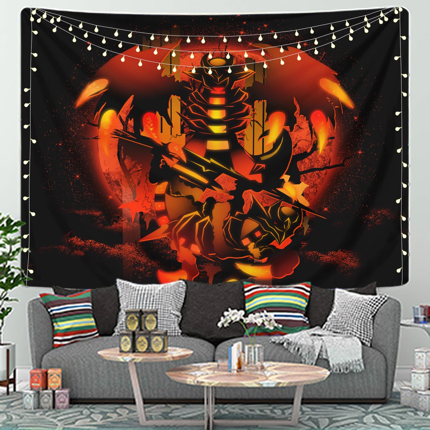 Giratina Pokemon Legend Moonlight Tapestry Room Decor