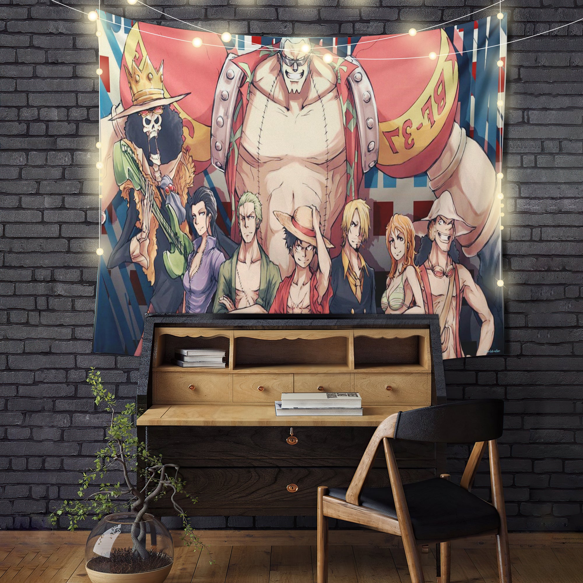 One Piece Characters Tapestry Room Decor