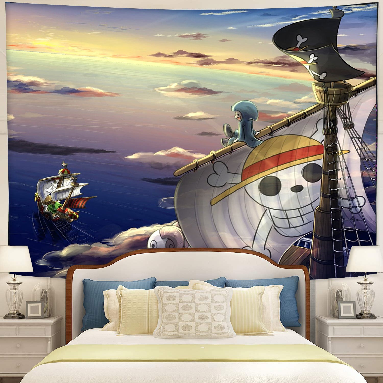 One Piece Flag Tapestry Room Decor