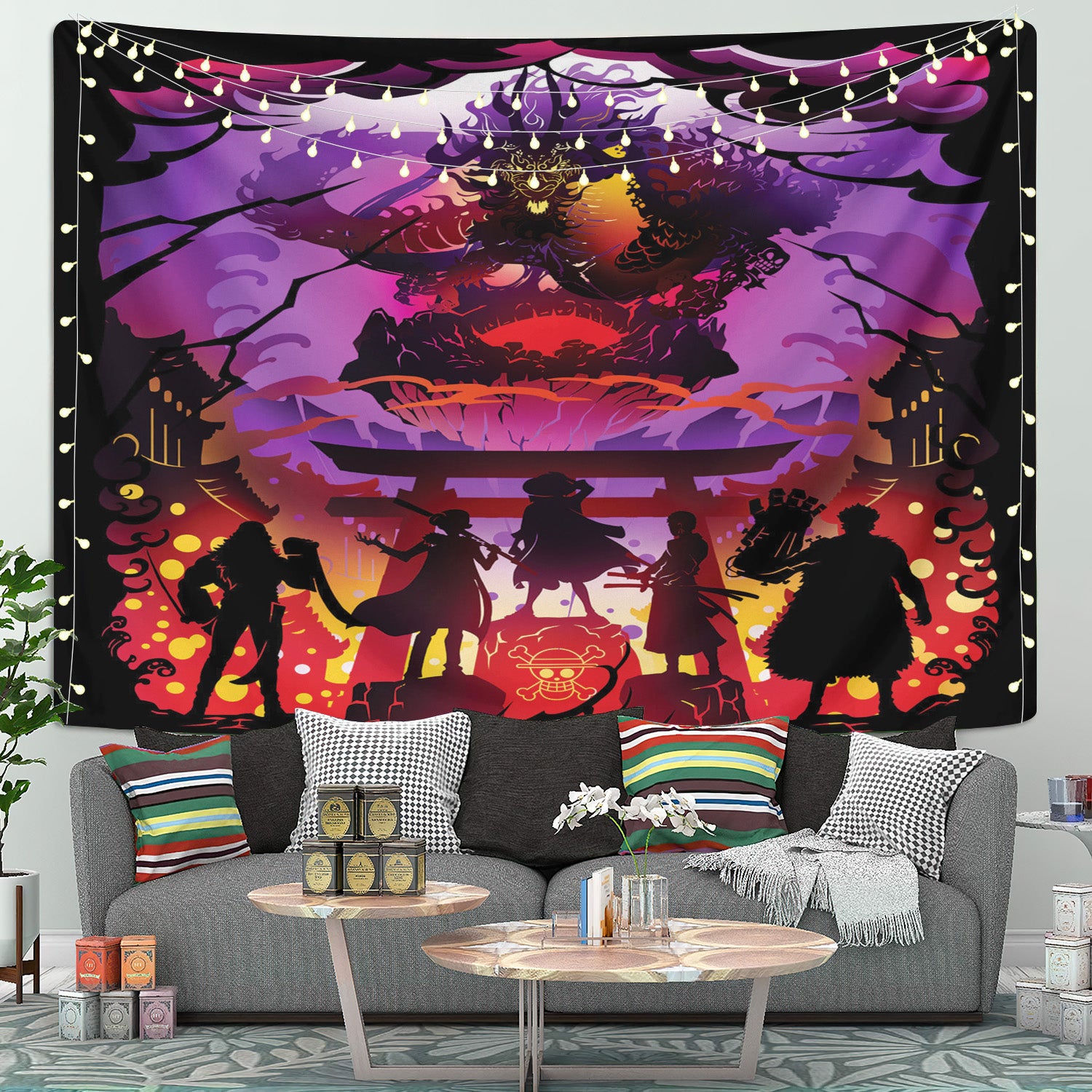 One Piece Team Tapestry Room Decor