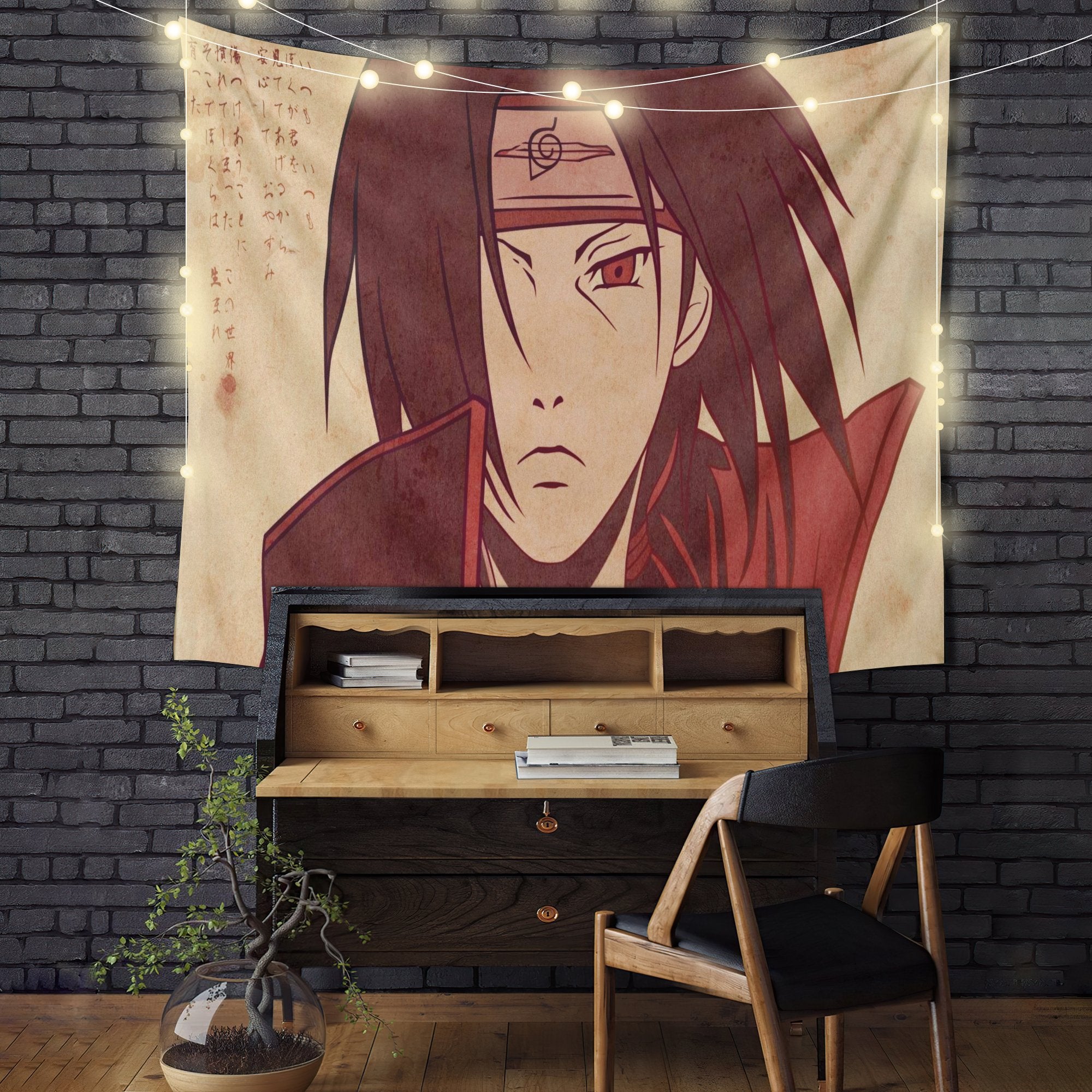 Uchiha Itachi Naruto Anime Tapestry Room Decor