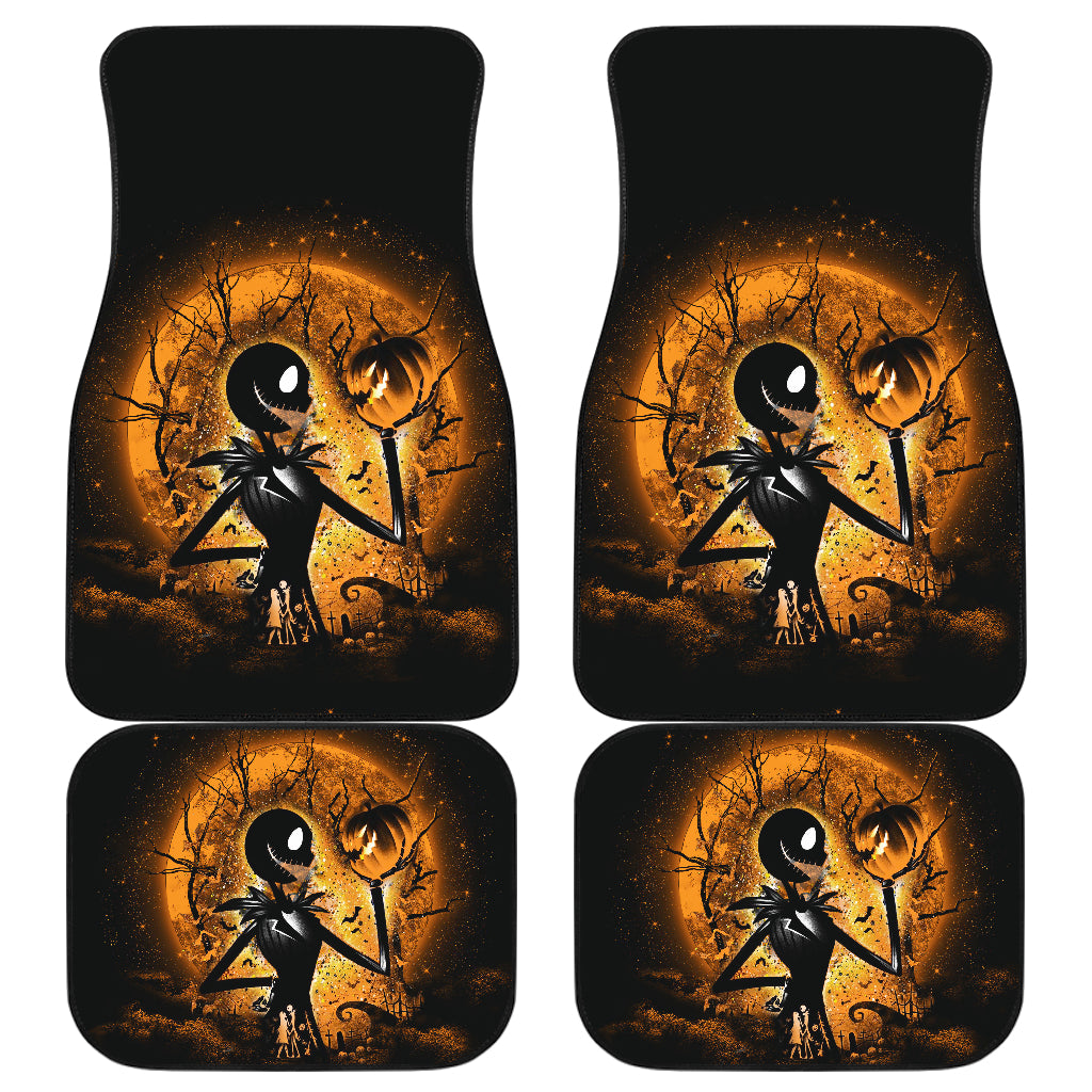 Jack Skellington Nightmare Before Christmas Moonlight Car Floor Mats Anime Car Accessories