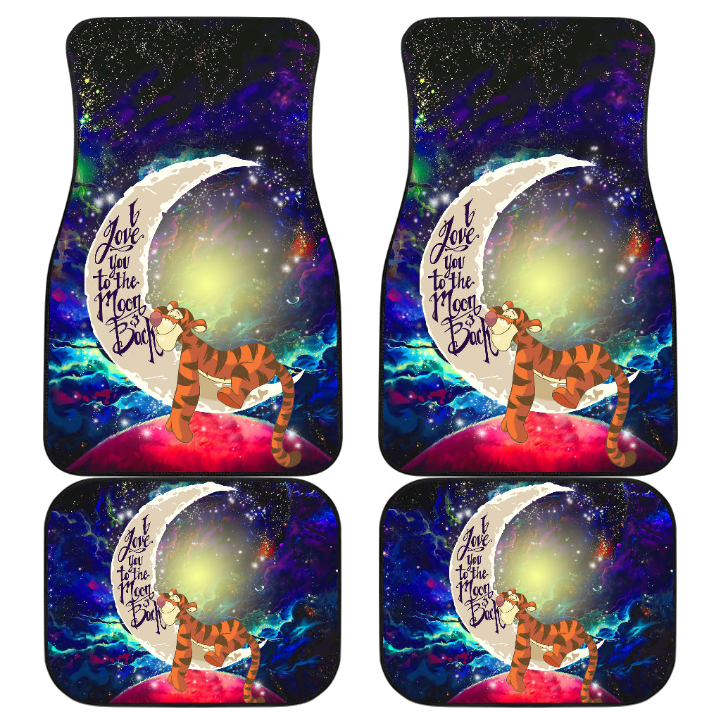 Tiger Winnie The Pooh Love You To The Moon Galaxy Car Mats