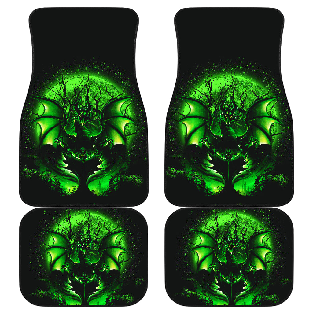 Maleficent Moonlight Car Floor Mats Anime Car Accessories