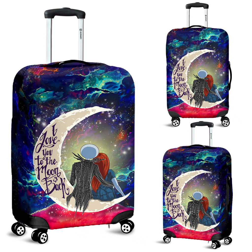 Jack And Sally Nightmare Before Christmas Love You To The Moon Galaxy ...