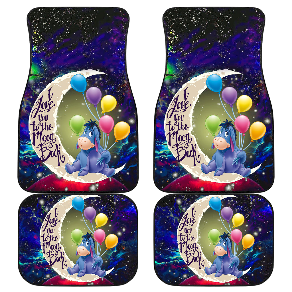 Eeyore Winnie The Pooh Love You To The Moon Galaxy Car Mats