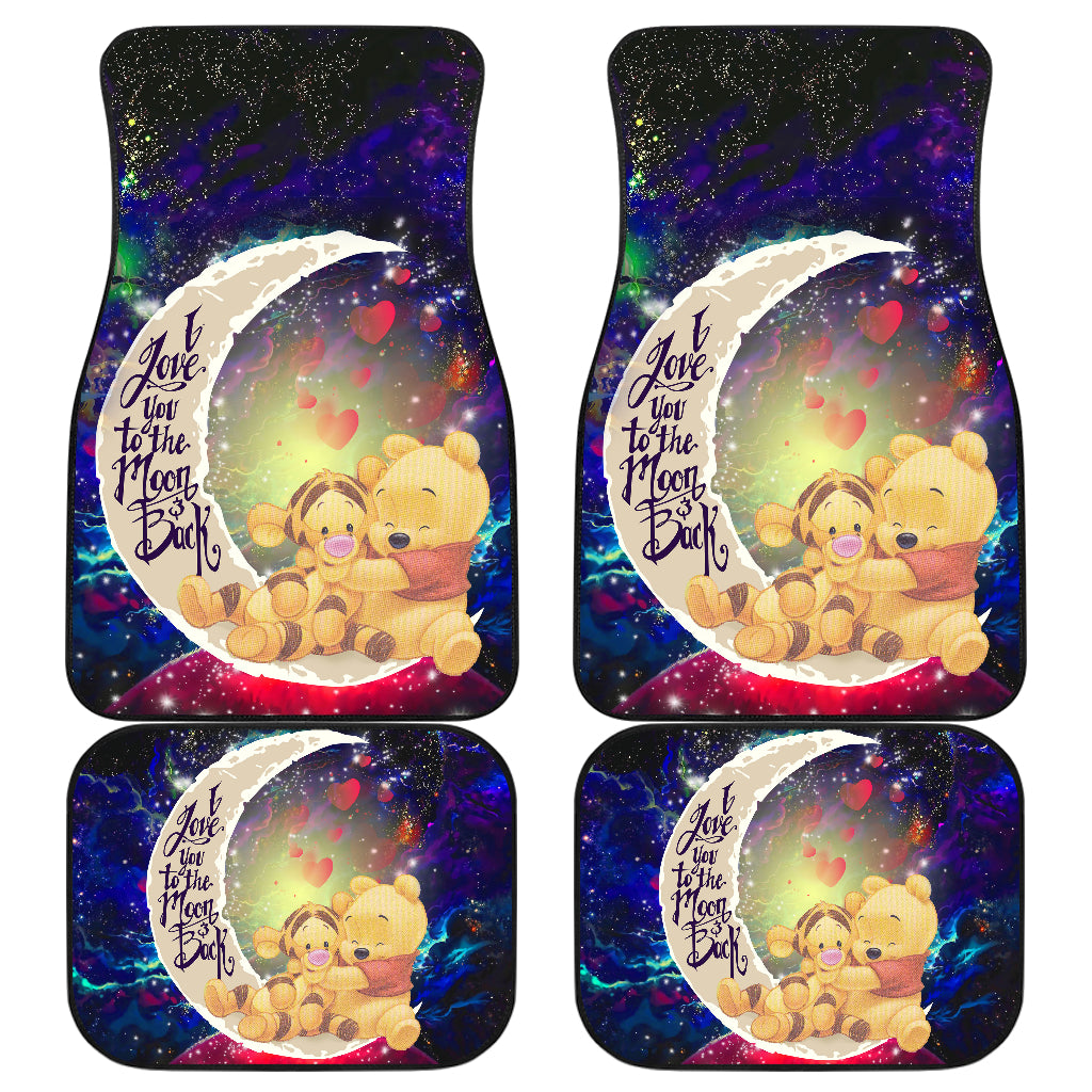 Winnie The Pooh Love You To The Moon Galaxy Car Mats