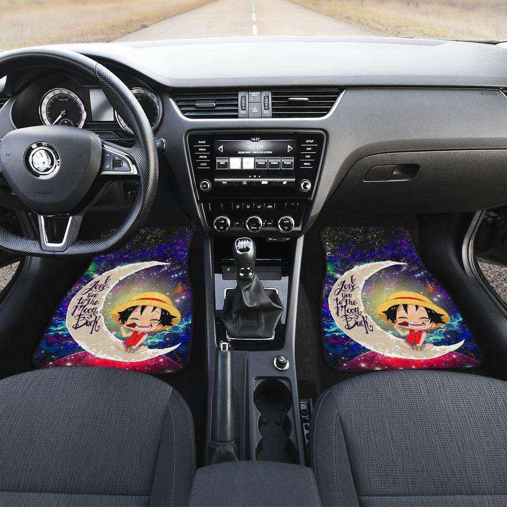 Luffy One Piece Love You To The Moon Galaxy Car Mats