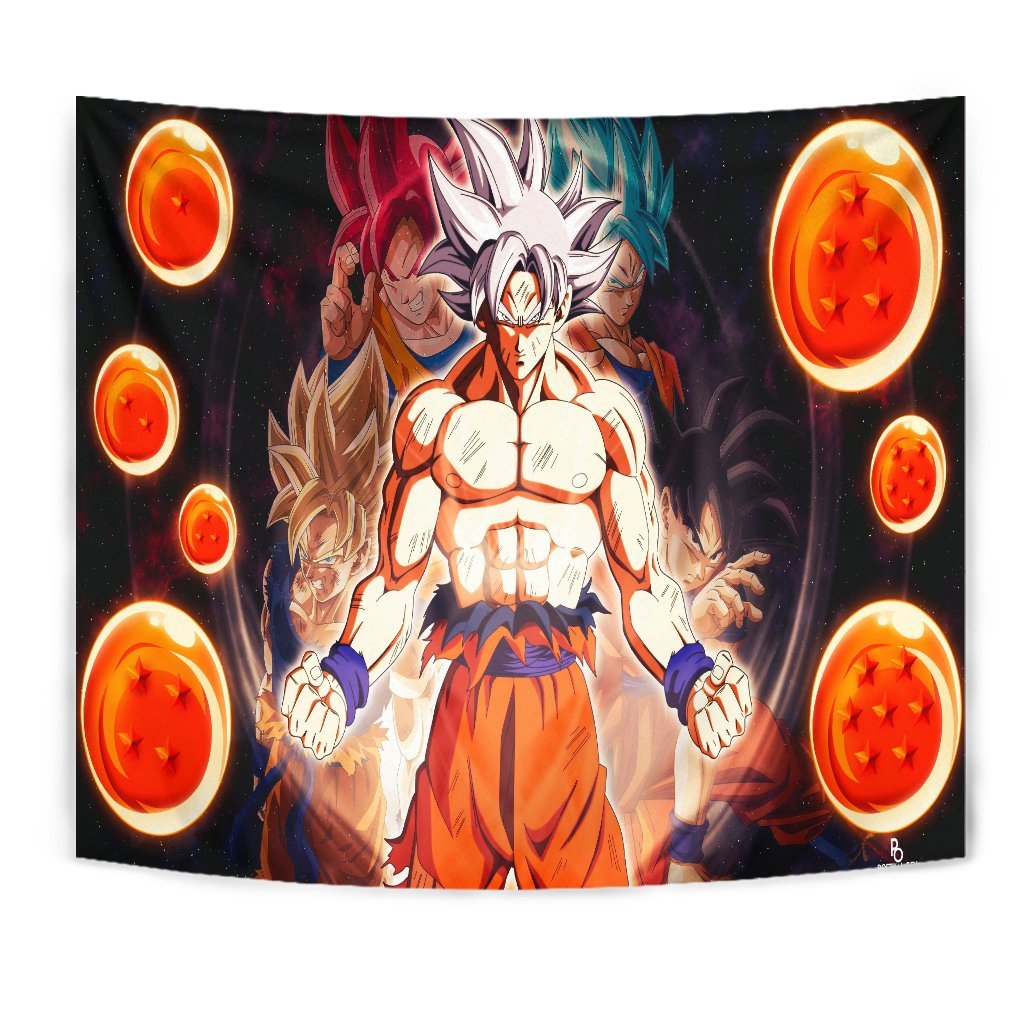 Goku Dragon Ball Anime Tapestry Room Decor