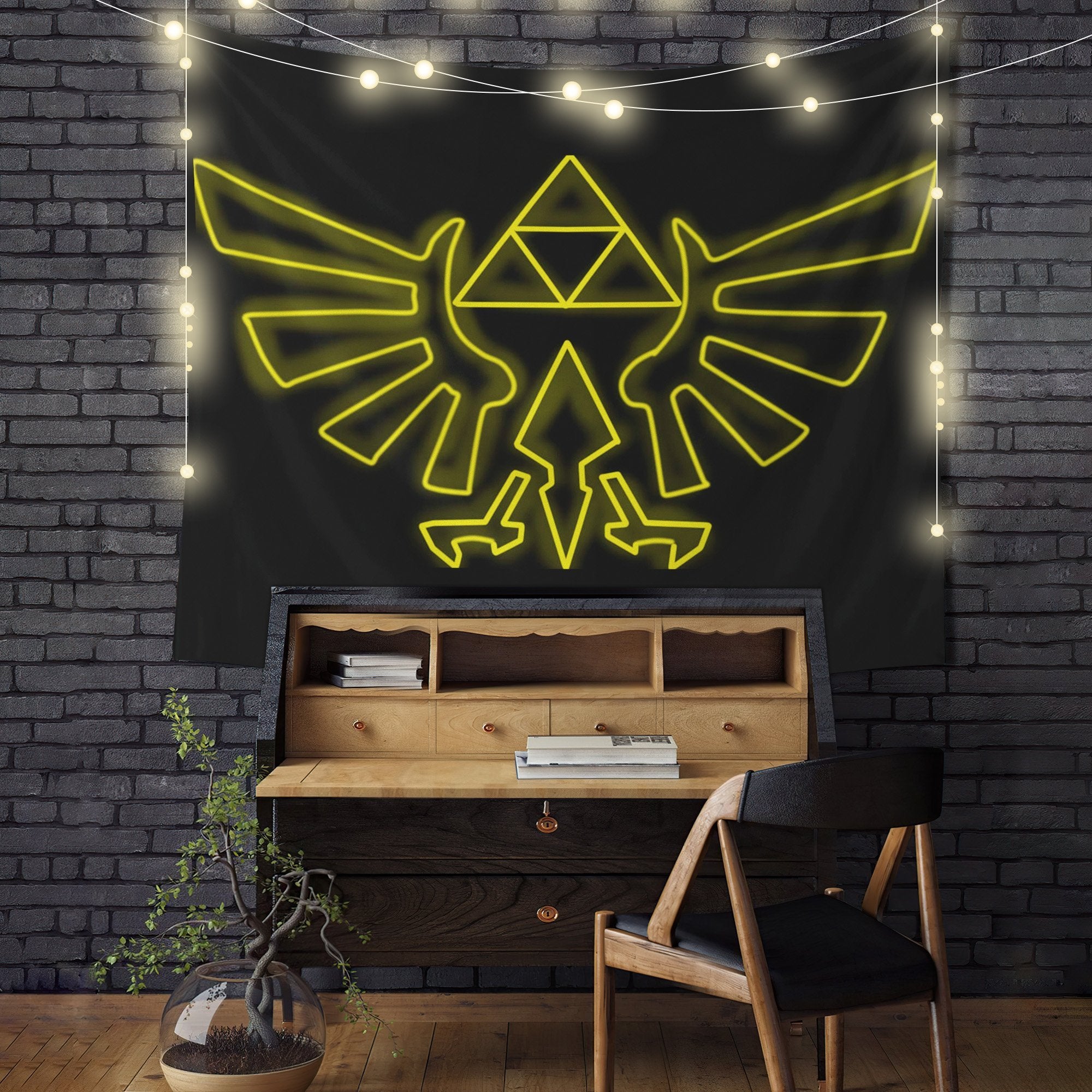 Legend Of Zelda Logo Tapestry Room Decor